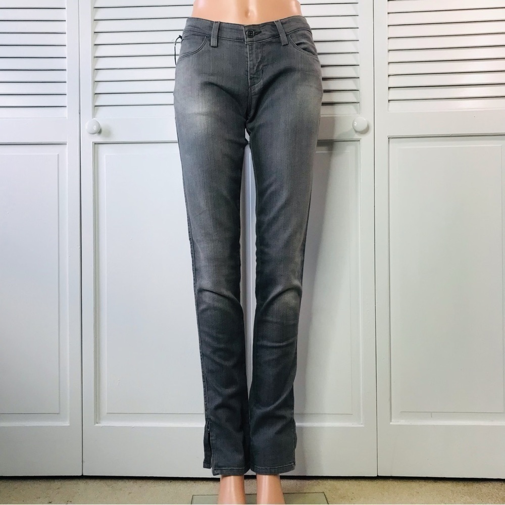 Price is firm New KSUBI Roadie Gray Super Skinny Zip Jeans Size 29